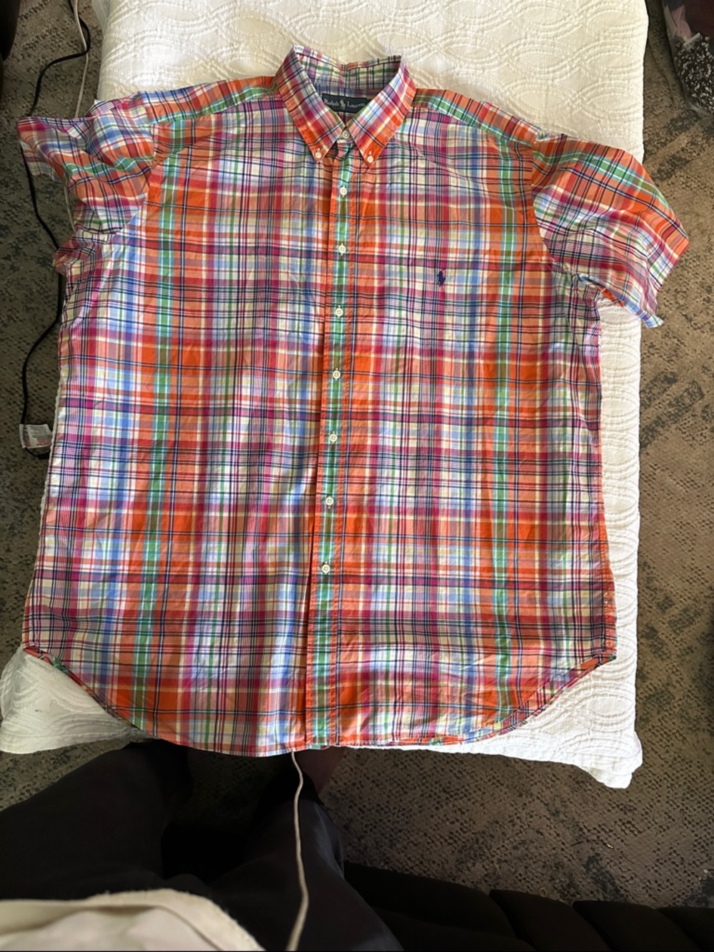 Polo by Ralph Lauren Multicolor Plaid Short-Sleeve Button-Down Shirt